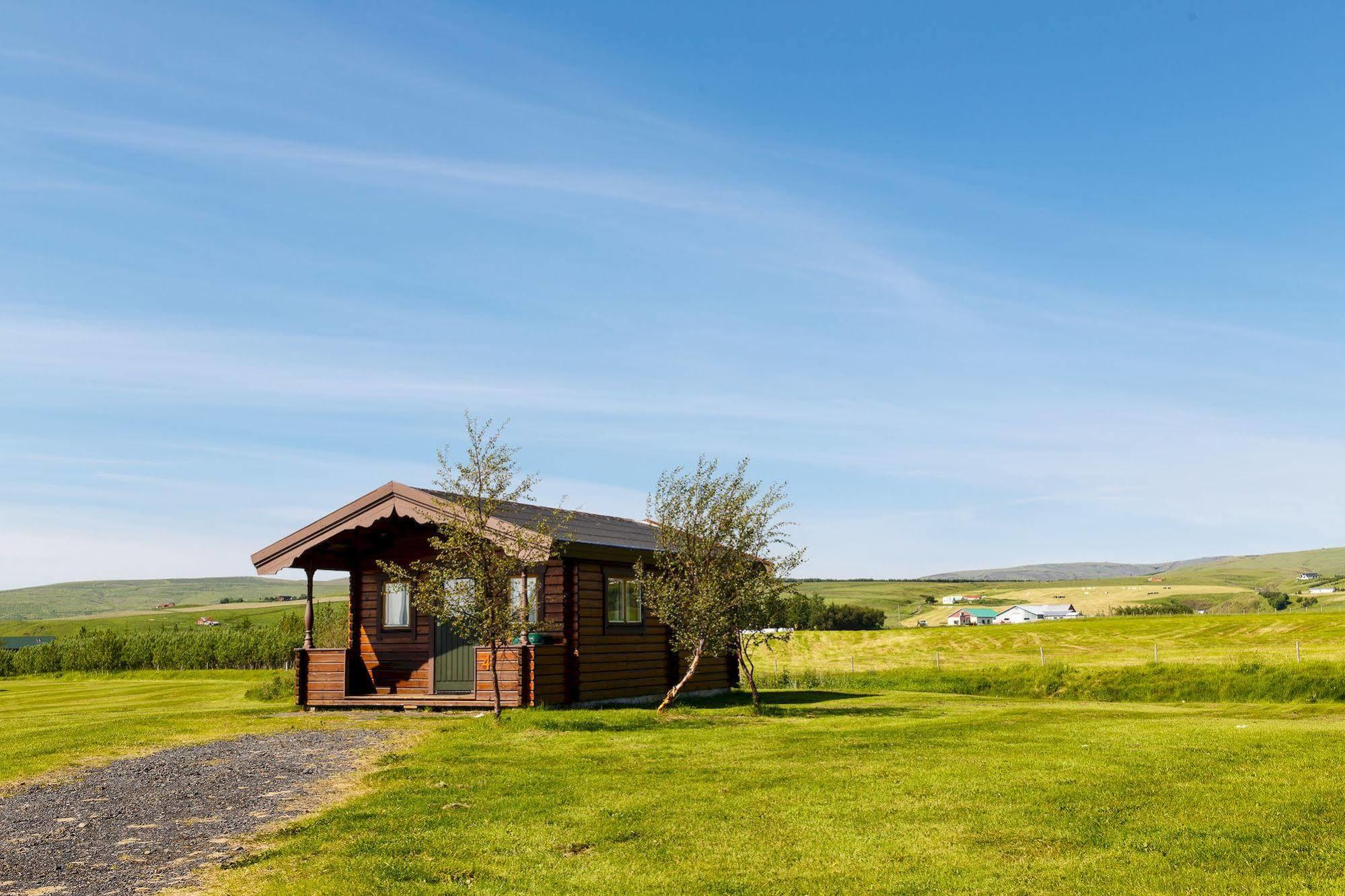 Hellisholar Cottages Hvolsvollur Bagian luar foto