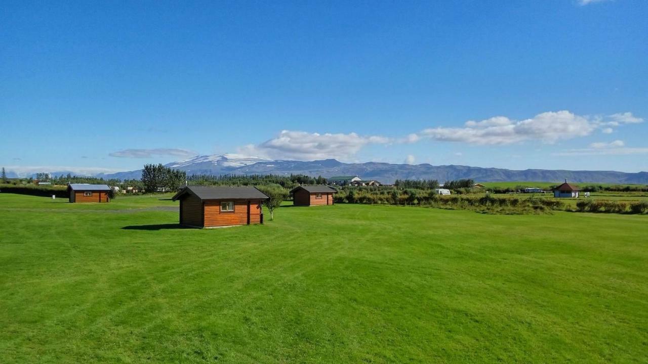 Hellisholar Cottages Hvolsvollur Bagian luar foto