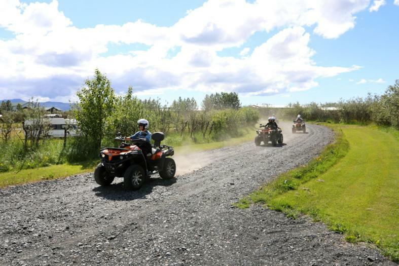 Hellisholar Cottages Hvolsvollur Bagian luar foto